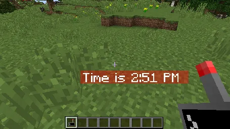 A clock which bounces around